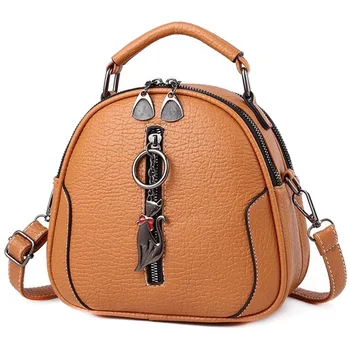 

Solid Color Pu Leather Ladies Bag Ladies Messenger Bag Messenger Bag Shoulder Bag Retro Handbag Caramel Colour