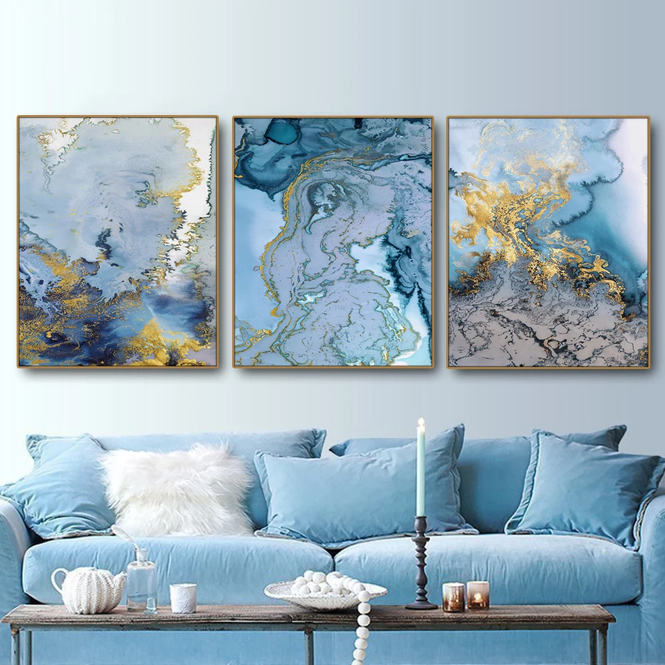 Abstract Marble Texture Artistic Nordic Poster Wall Painting Prints Picture For Living Room House Wall Decor At Home Decoration Painting Calligraphy Aliexpress