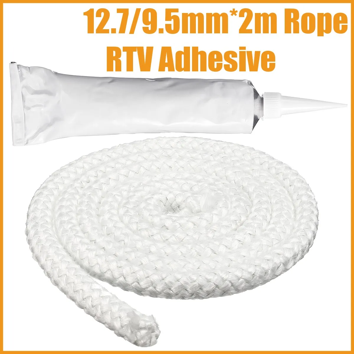 Home & Garden 2M 12.7mm Wood Fire Stove & Heater Door Rope Seal High Density Fibreglass 550°C Home & Garden 2M 12.7mm Wood Fire Stove & Heater Door Rope Seal High Density Fibreglass 550°C