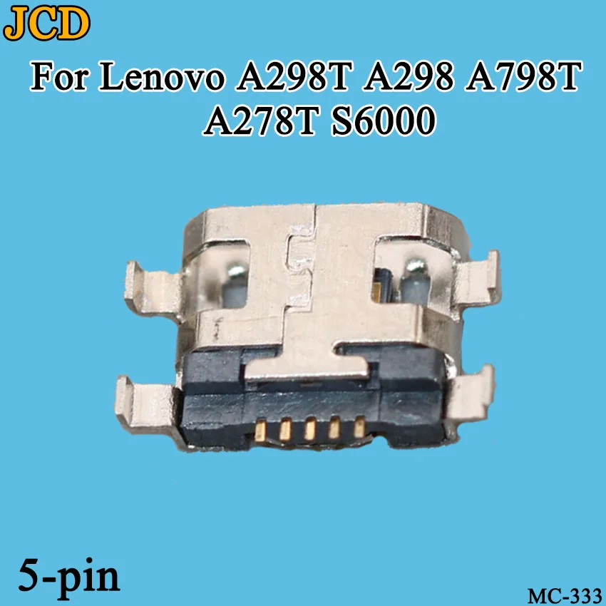 JCD 30 шт./лот Micro Usb зарядка док-станция разъем для lenovo A298T A298 A798T A278T S6000 разъем для зарядки - Цвет: 5pin-333