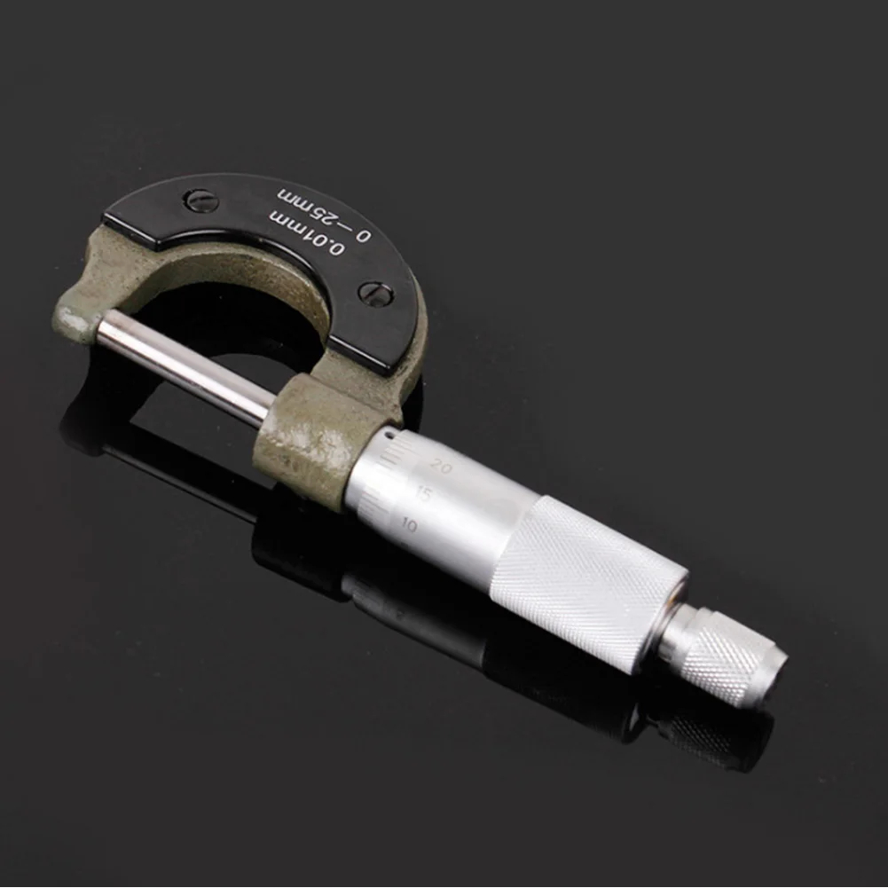 0-25 мм измерительный инструмент метрический точный измеритель внешний портативный внешний микрометр инженера из углеродистой стали