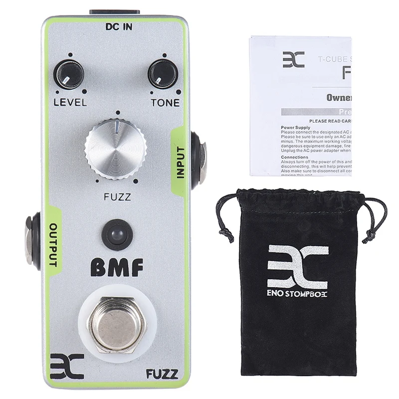ENO Fuzz Bmf искажение гитарная педаль эффектов для электрогитары полностью металлический корпус истинный обход гитарные части и аксессуары