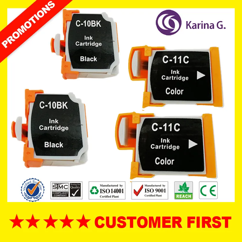 Совместимый чернильный картридж для BCI10 BCI11 BCI-10 BCI-11for BJC-50 BJC-55 BJC-70 BJC-80 BJC-85 BJC-85PW и т. д