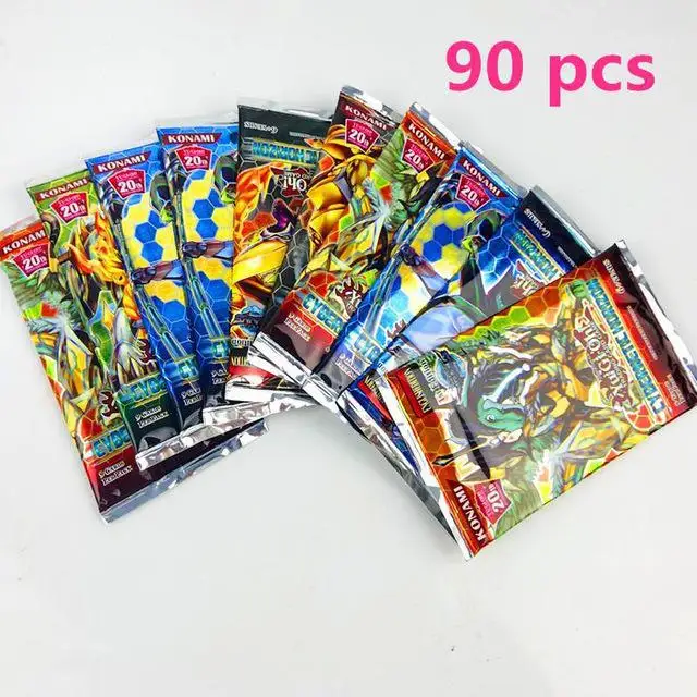 9 шт. 18 шт. 216pcsGame YGO YuGiOh игральные карты открытки с героями мультфильмов Yugioh игральные карты Япония мальчик девочки Yu-Gi-Oh коллекция карт игрушки - Цвет: c