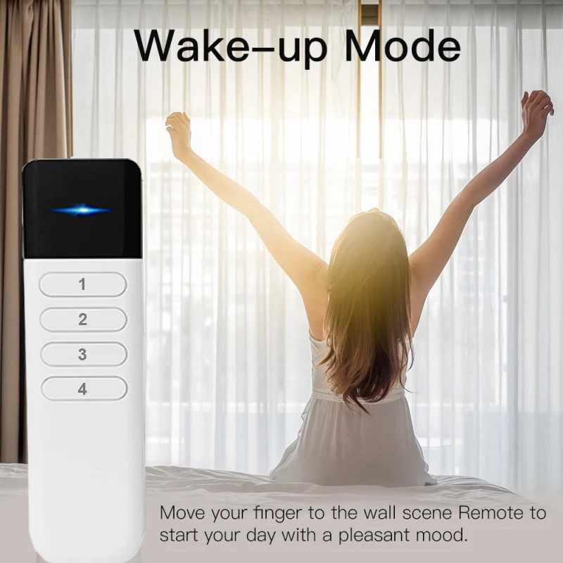 tuya zigbee controle remoto portátil sem fio mini handheld gang cenas interruptor de automação vida inteligente app para assistente