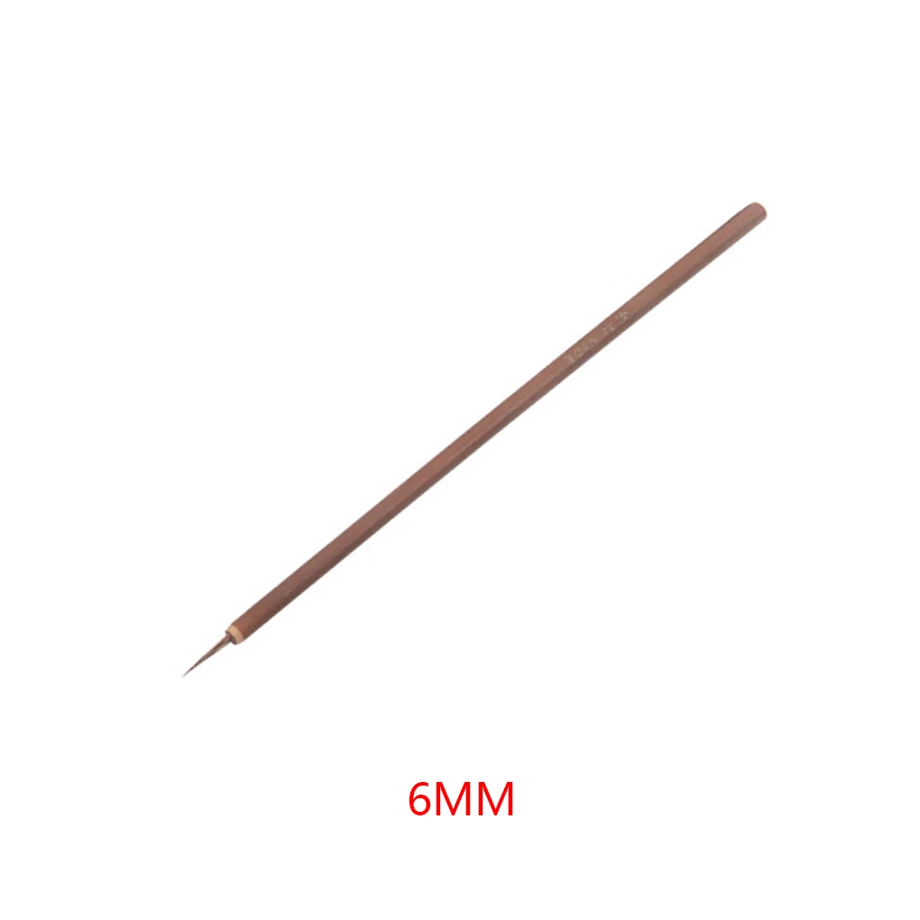 6mm BGVfive4/6/8/11 мм DIY Инструменты для маникюра, малых ногтей ручка для щетки Бамбук лак для ногтей кисти - Цвет: 6mm