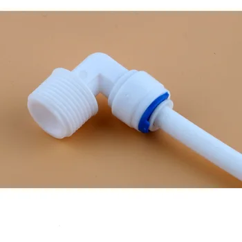 

RO Water Elbow Quick Coupling Fitting 1/4" 3/8" OD Hose 1/4" 3/8" 1/2" BSP Male Reverse Osmosis System Plastic Pipe Connector