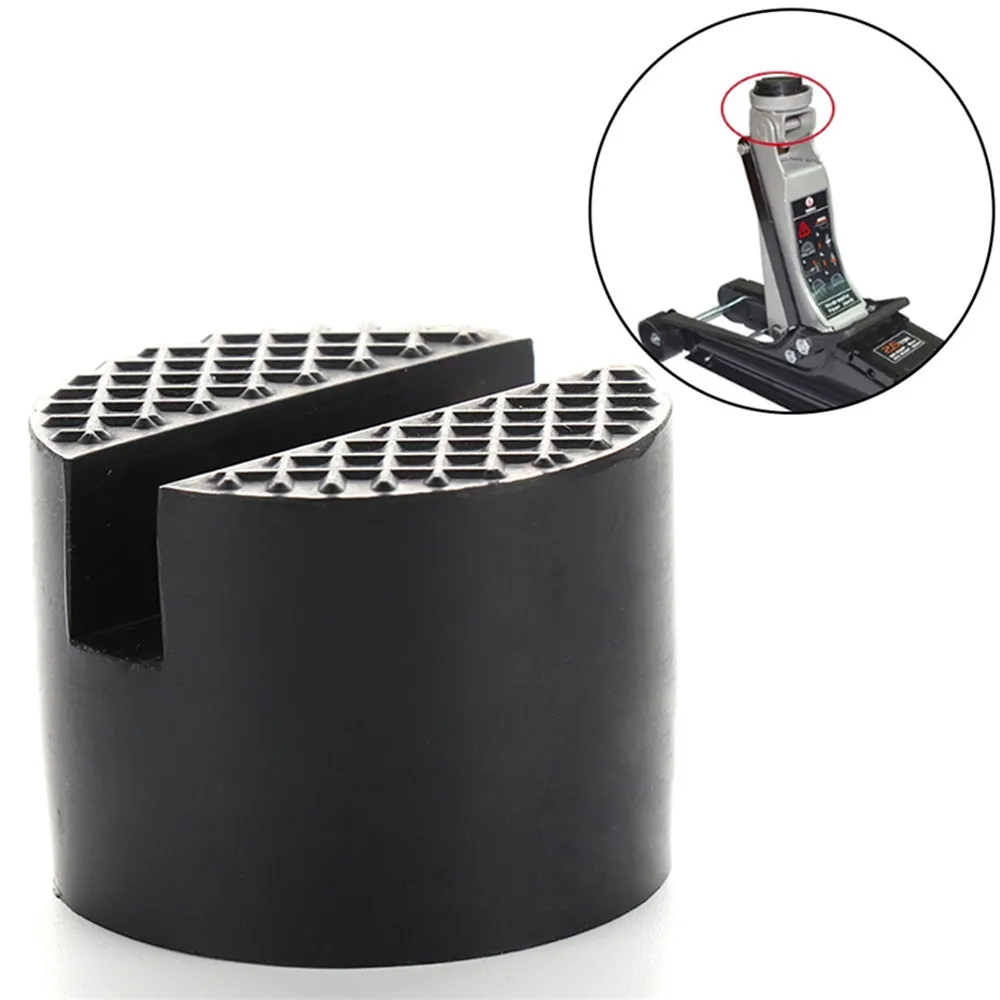Universal Car Parts Rubber Support Pad Car Slotted Frame Rail Floor Jack Adapter Lift Rubber Pad