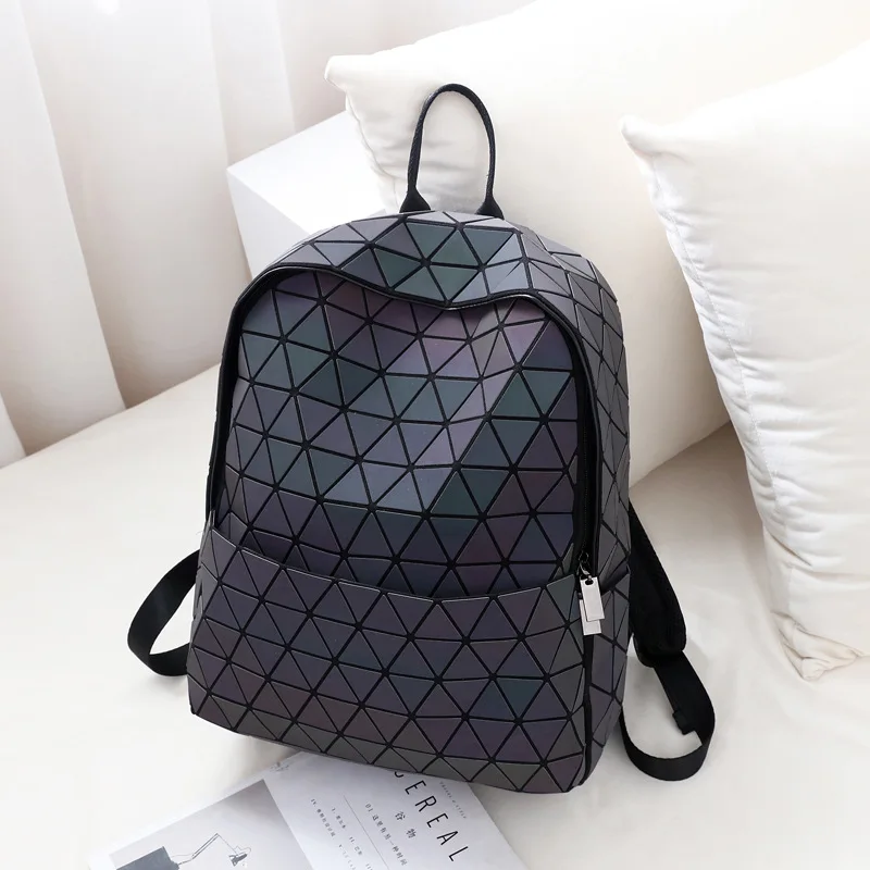 

2019 New Style Geometry Rhombus Backpack Classic And Casual Trend Backpack Youth Vitality School Bag