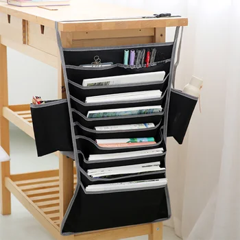 

Wall Hanging Holder Book Bag Multifunctional Class Student Book Bag Adjustable Study Book Storage Desk Pillow Bag Desk Pocket
