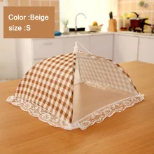 Экономичная Складная пищевая сетка крышка анти муха москитный зонтик стиль кухонные инструменты ds99