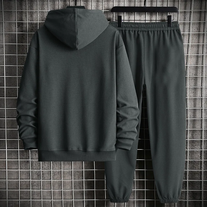 OEIN Trening Casual Bărbați Hanorac cu Capăt Ținută Toamnă Bărbați Seturi Sport 2021 Hanorac Bărbat + Pantaloni 2PCS Jogging_voghion.com