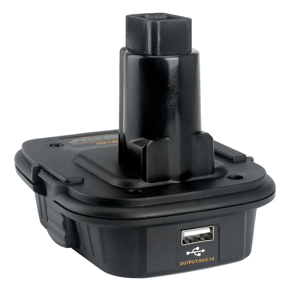 Адаптер преобразователя батареи с usb портом для DeWalt 20V Milwaukee 18V литий ионная