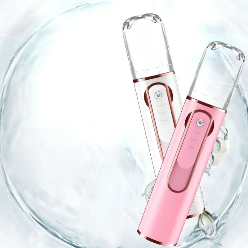 

1 PC USB Rechargeable Nano-Hydrating Water Beauty Instrument Steam Face Meter Cold Spray Machine Portable Facial Humidifier