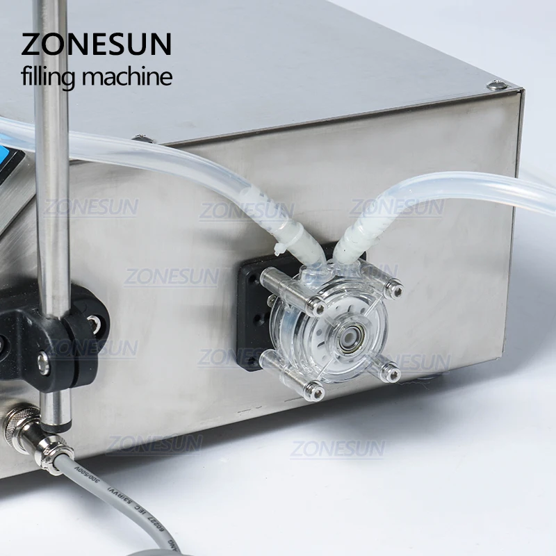ZONESUN Peristaltic Pump Bottle Water Filler Liquid Vial Filling Machine Beverage Drink Oil Perfume 2