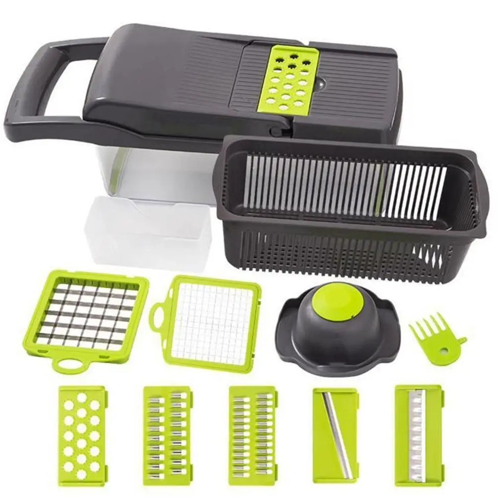 

7 In1 Vegetable Cutter Kitchen Accessories Mandoline Slicer Fruit Cutter Potato Peeler Carrot Cheese Grater Vegetable Slicer