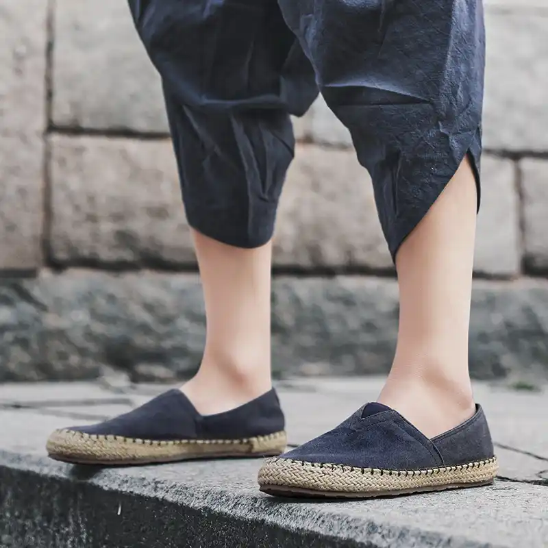 mens slip on espadrilles