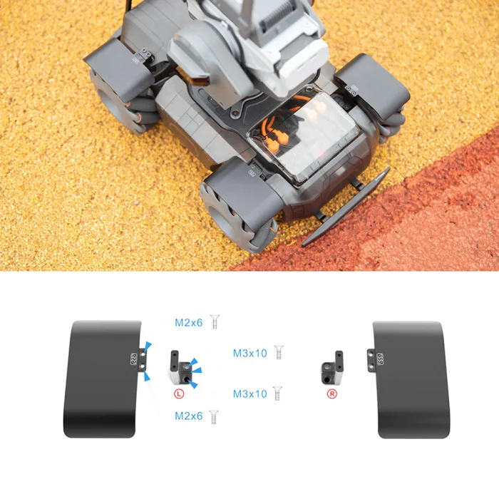 1 комплект алюминиевых сплавов колеса крылья аксессуары защитные части для DJI RoboMaster S1 LHB99