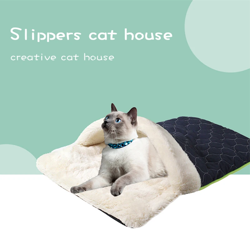 Warm Dog Bed Pet Dog House Soft Suitable Cat Dog Bed House for Dog Cushion Cat Sleeping Bag Nest High Quality Pets Supplies