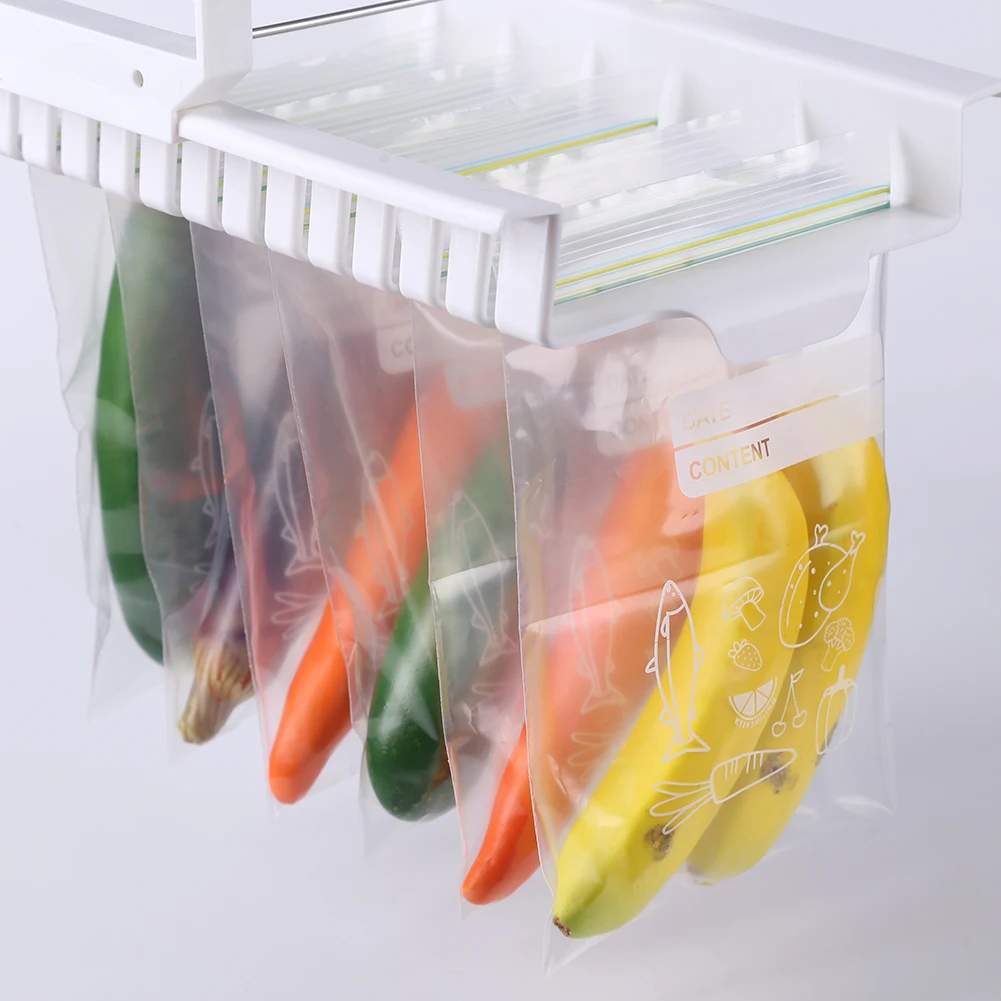 Hanging Storage Rack Refrigerator Hanging Storage Clip Sliding Rail