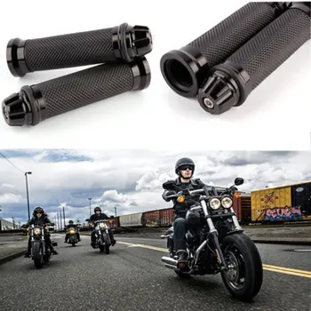

1 Pair Universal Motorcycle Hand Grips Anti-slip Rubber Gel 7/8" Handle Bar