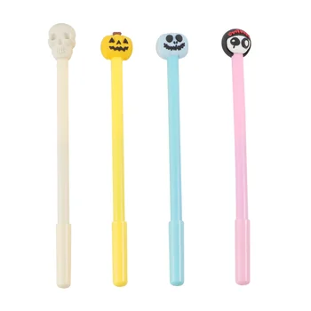 

8pcs Gel Pen Creative Funny Simple Interesting Spoof Halloween Gel Pen Skull Gel Pen for Child Kid Student