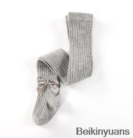 Its bow Детские колготки с бантиком и рисунками животных из мультфильмов, большие хлопковые колготки для маленьких девочек, детские колготки с рисунками из мультфильмов - Цвет: Its bow