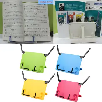 

Foldable Music Sheet Music Document Holder Book Desktop Stand Desk Adjustable Rack Reading Cook Useful Table Top