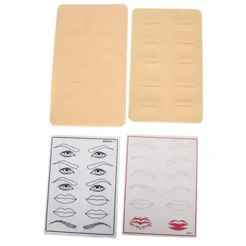 

Tattoo Supplies Silicone Tattoo Practice Skin Eyeliner Eyebrow Lip Tattoo Microblading Training Tool Permanent Makeup