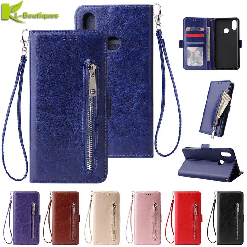 Кожаный чехол для samsung Galaxy A10s чехол для Funda samsung A10s A20s A30s A40s A50s чехол на молнии кошелек чехол для телефона s Etui