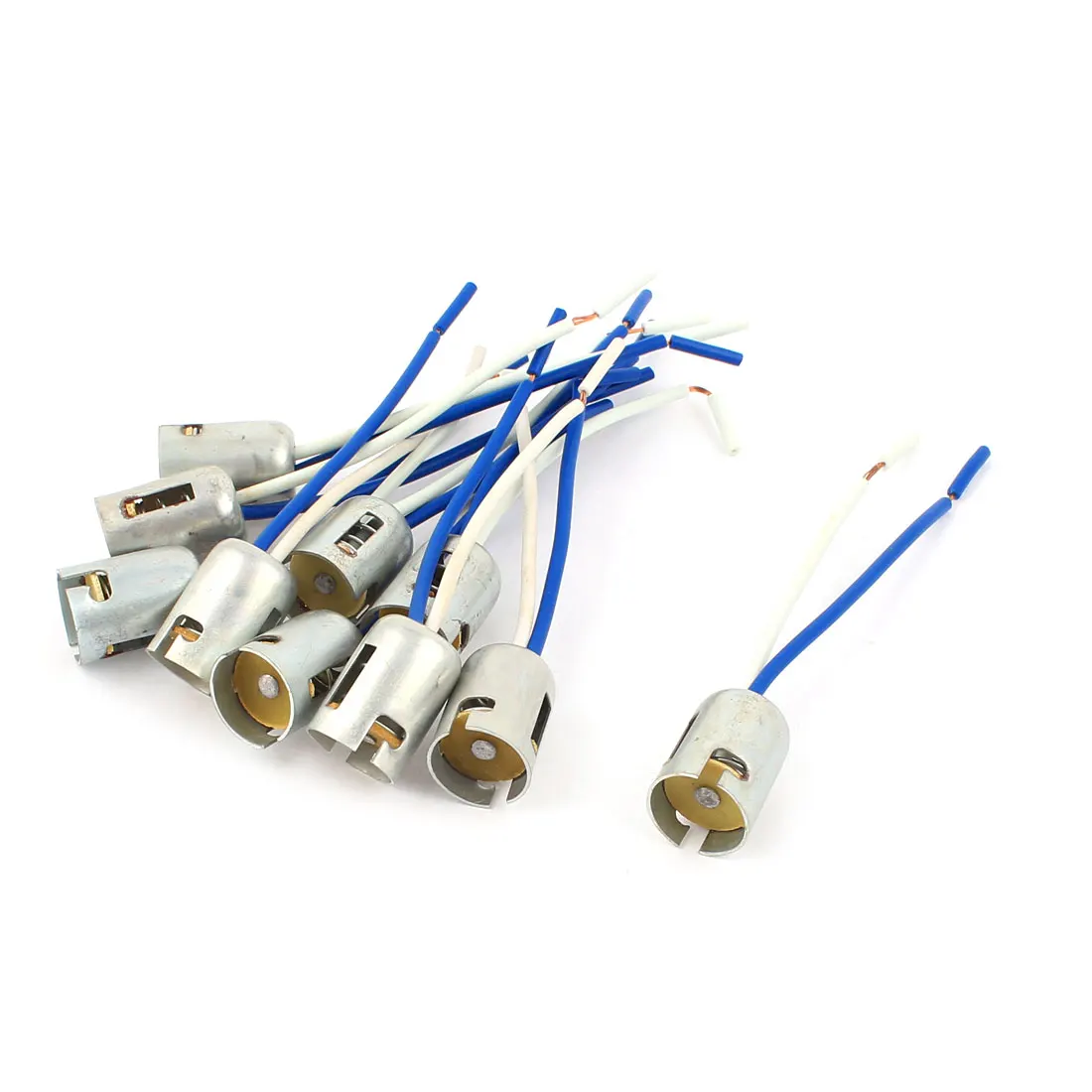 Uxcell 10 Pcs 1156 Ba15s S25 Parallel Car Tail Brake Bulb Led Light Extension Socket Connector | Автомобили и мотоциклы