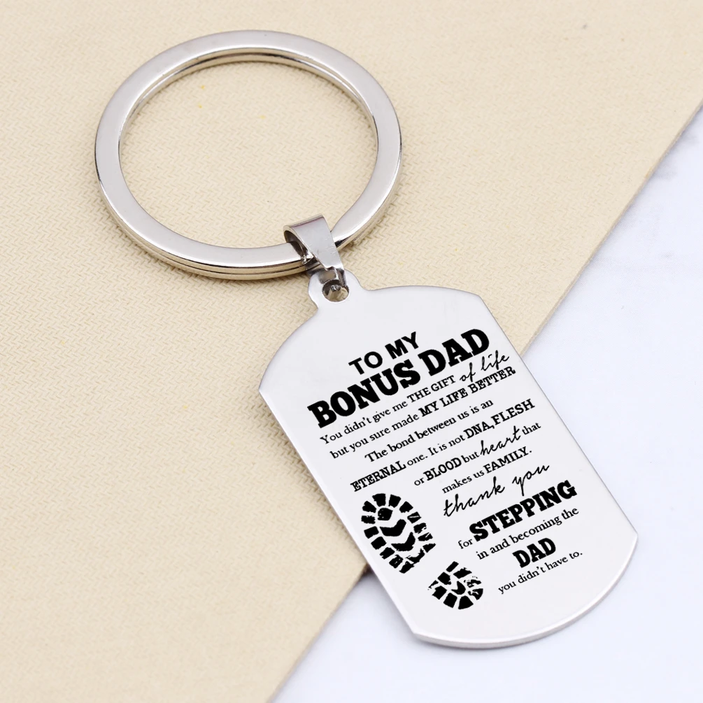 Dad Gifts for Dad Keychain Gift for Fathers Day Gift from Daughter to My Dad from Distance Gift Keychain Gift Wrapping Incl 