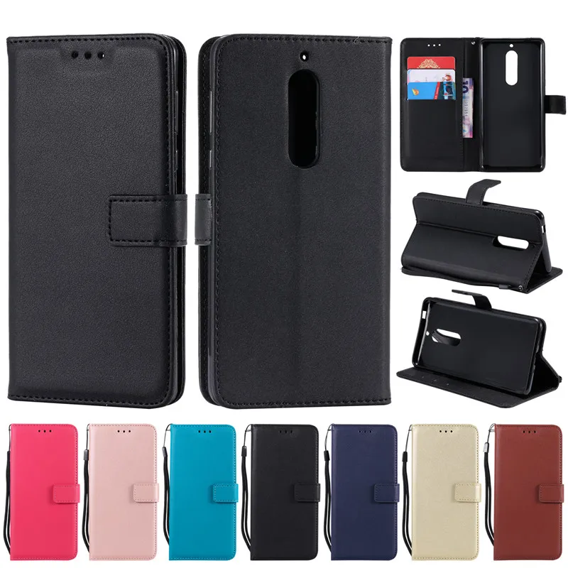 

For Nokia 5 Case on sFor Coque Nokia 5 TA-1053 TA-1044 Cover for Nokia 3 5 6 8 9 TA-1032 Case Classic Leather Wallet Phone Cases