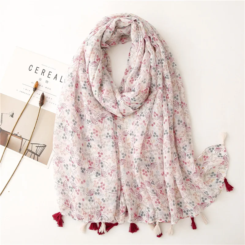 2021-summer-dandelion-pattern-tassel-scarves-shawls-long-soft-beautiful-beach-floral-scarf-wrap-hijab-free-shipping