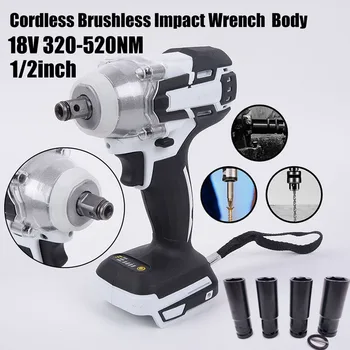 

New 520Nm 1/2inch Cordless Impact Wrench Body No Batteries For Makita 18V Battery Impact Wrench Body