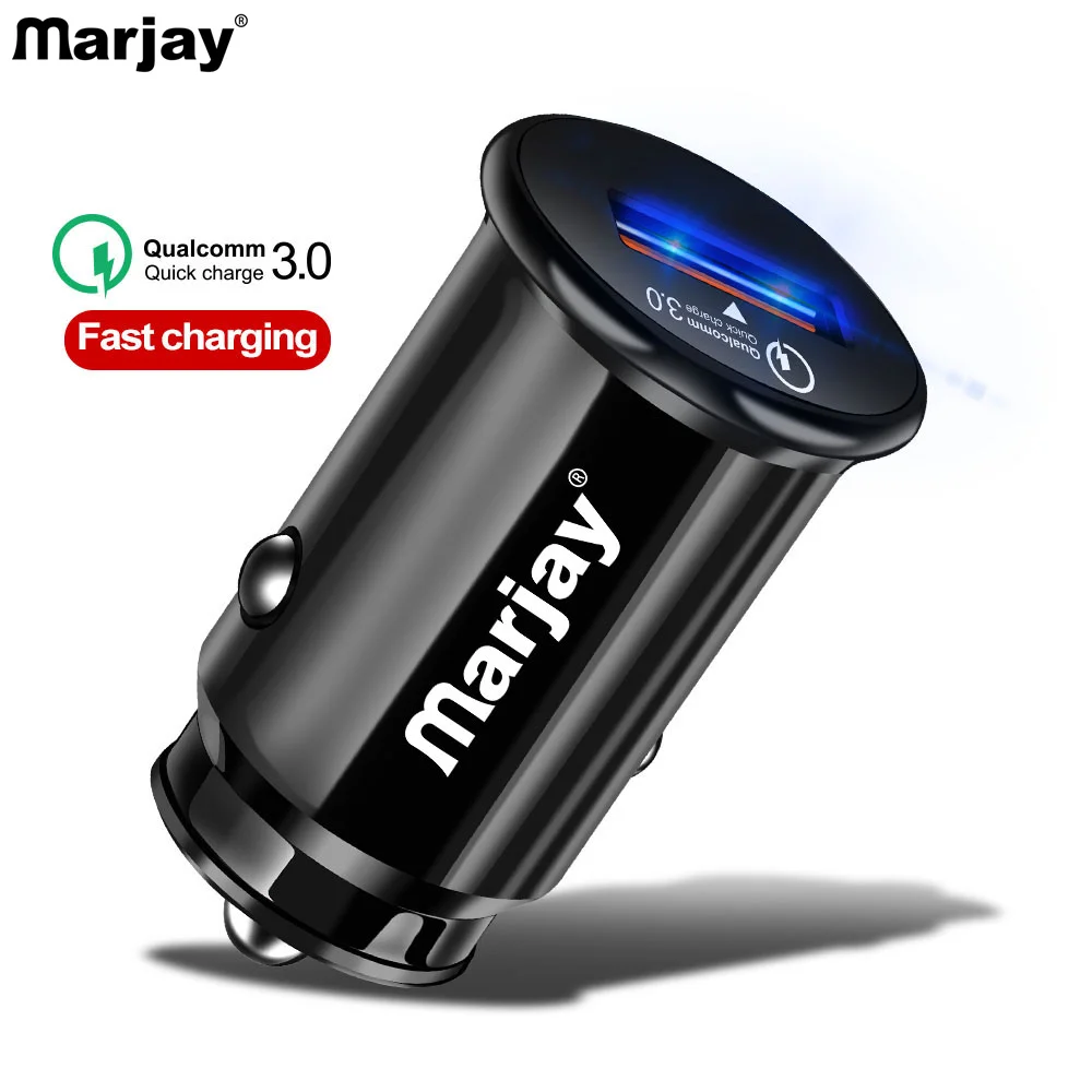 

Quick Charge 3.0 Mini USB Car Charger For Mobile Phone Tablet GPS Fast Charge Car-Charger Single USB Car Phone Charger Adapter