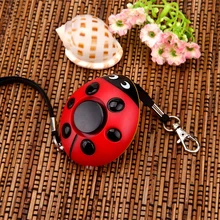 Самозащита, сигнализация для девушек, женщин, безопасность, форма жука, защита, оповещение, безопасность, Личная сигнализация, крик, KeychainStrong