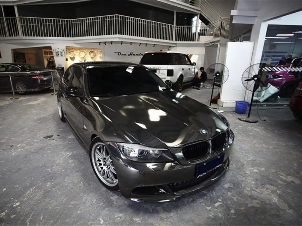 Glossy Silver Mirror Chrome Vinyl Film Car Wrap