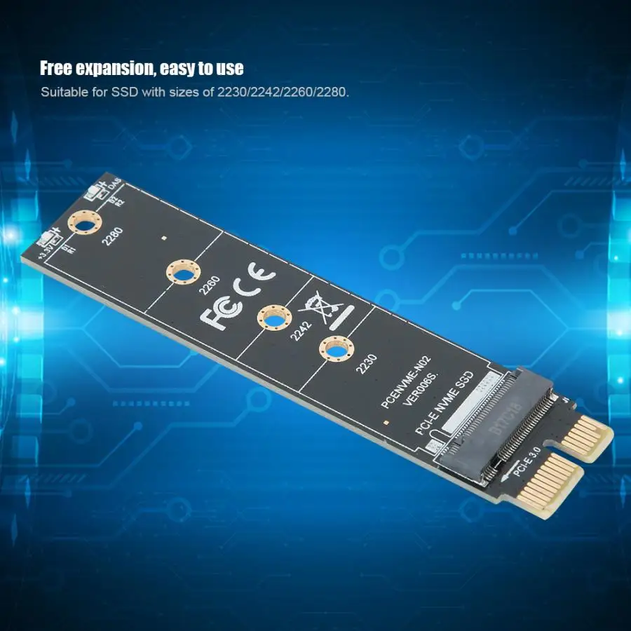 PCI-E к M.2 жесткий диск NVME адаптер Riser Card конвертер для samsung/INTEL 600 P/Lite-On T10