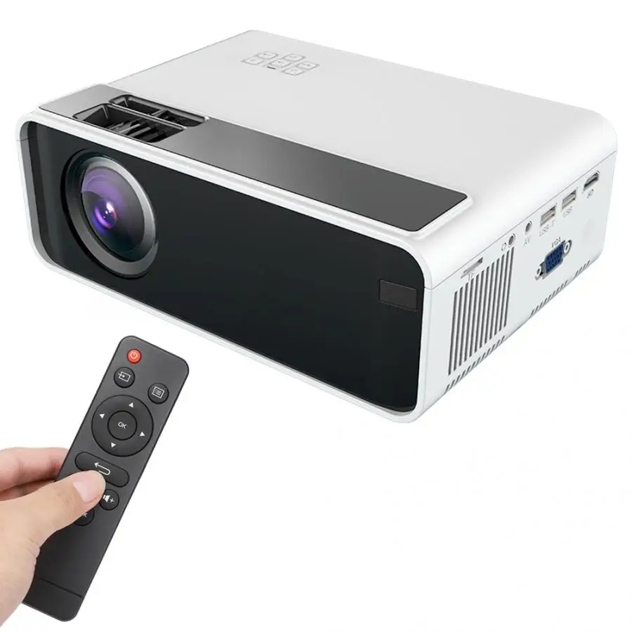 

HD 1080P LED Smart Projector 4K WiFi Bluetooth Home Theater for 1280 * 720 Resolution with Android Projectors 110V-240V