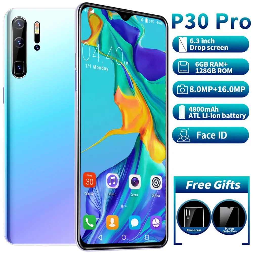 Смартфон Android 6 3 дюйма две SIM-карты | Мобильные телефоны и аксессуары