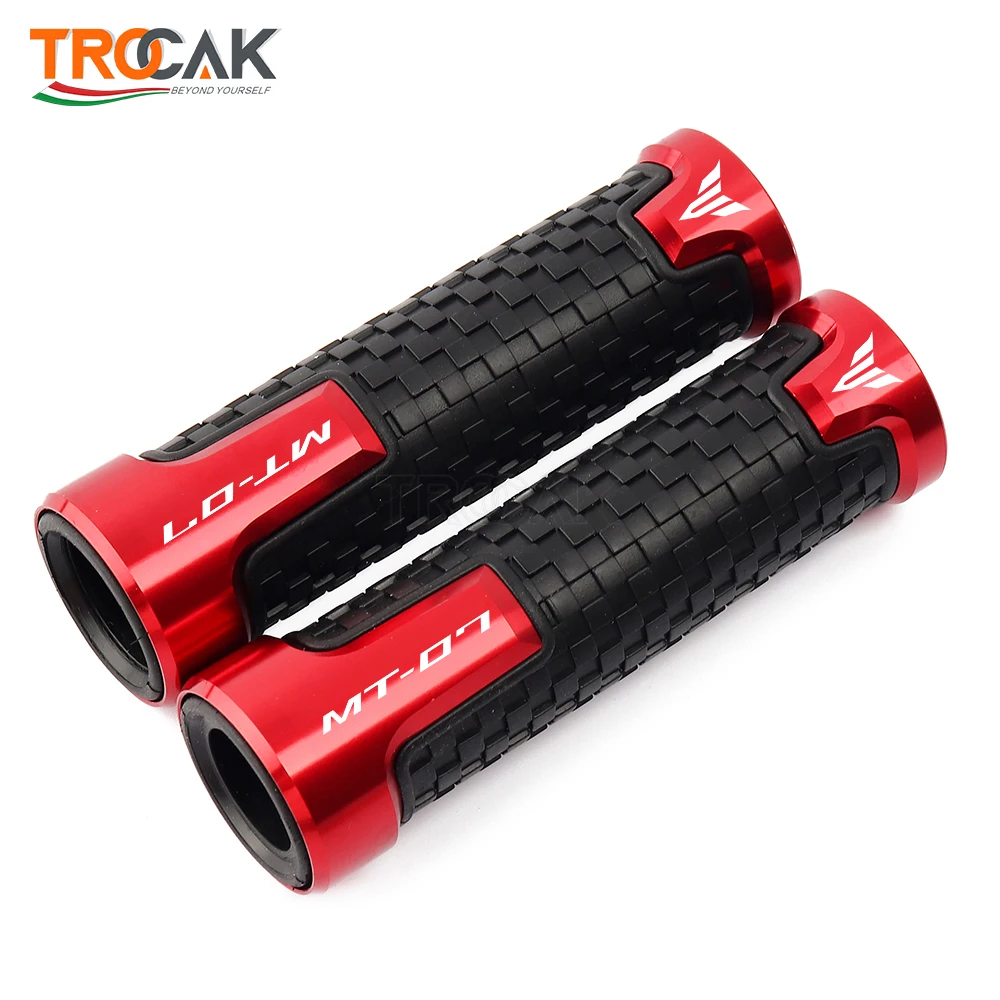 For Yamaha MT07 MT 07 MT-07 2014-2021 Motorcycle handlebar grips CNC PVC handle bar Rubber Gel Grips Motocross handle hand Grips For Yamaha MT07 MT 07 MT-07 2014-2021 Motorcycle handlebar grips CNC PVC handle bar Rubber Gel Grips Motocross handle hand Grips