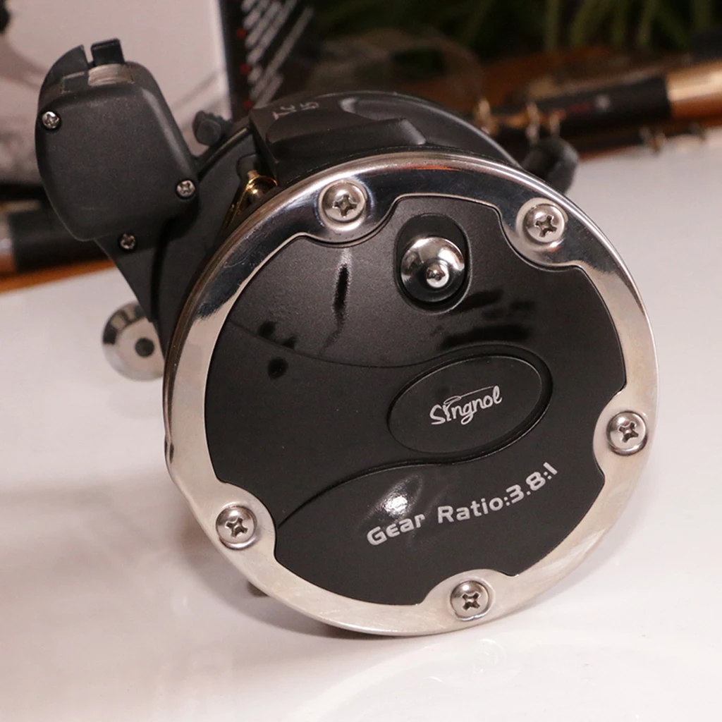 

Baitcasting Reel Fishing Lure Bait Cast Trolling Spinning Baitcaster Wheel Caster - Rustless Corrosion Resistace