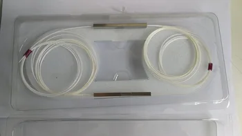 

50pcs/lot 1x8 fiber optic PLC splitter without connector PLC Splitter1x8 0.9mm Mini Blockless