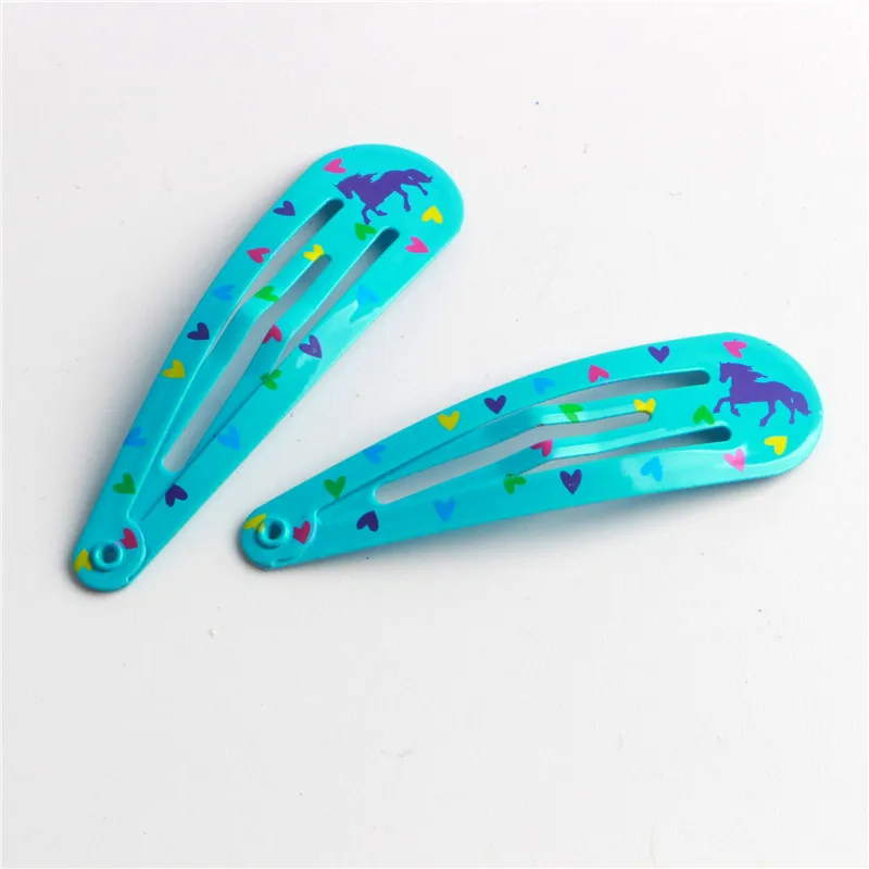 20/40 Pcs/Lot Hair Clips Candy Color Dripping Hair Clip Princess Barrette Korean Hairclip Cartoon Headdress Hairpins for Girls