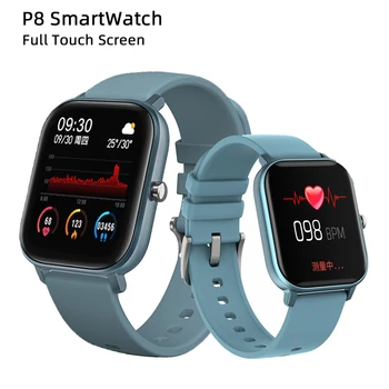 

P8 Fitness Tracker Smart Watch Bluetooth Music Watches Men Sports Wristband Women Bracelet Heart Rate Blood Pressure Monitoring