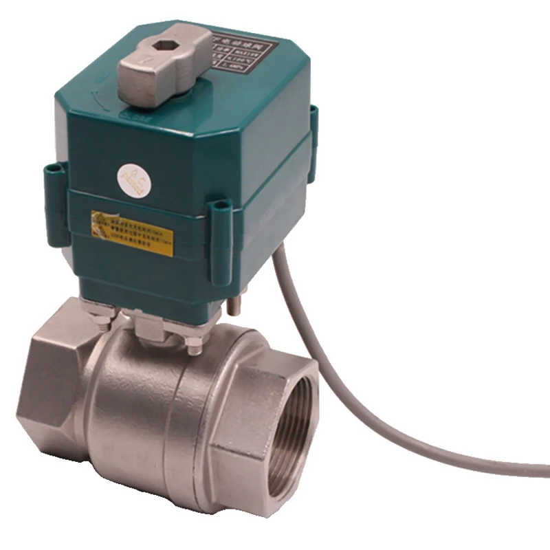 

Dn32 Electric Stainless Steel Ball Valve Dc12V Motorized Valve Cr02