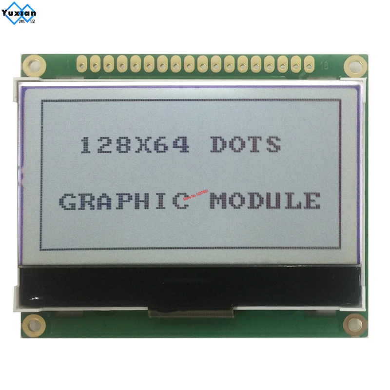 ЖК модуль COG 12864 128X64 графический экран ST7565P последовательный SPI 2 6 дюймов LG12864T