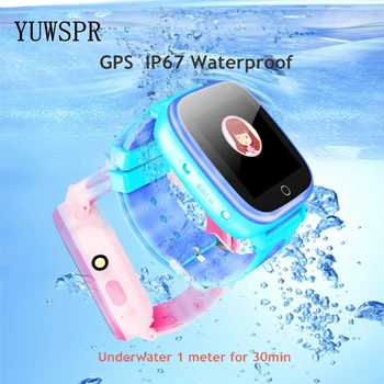 

Kids GPS Tracker Watch IP67 Waterproof GPS LBS Location 1.44" Touch Screen Flashlight Camera SOS Call Children Smart Clock Q11