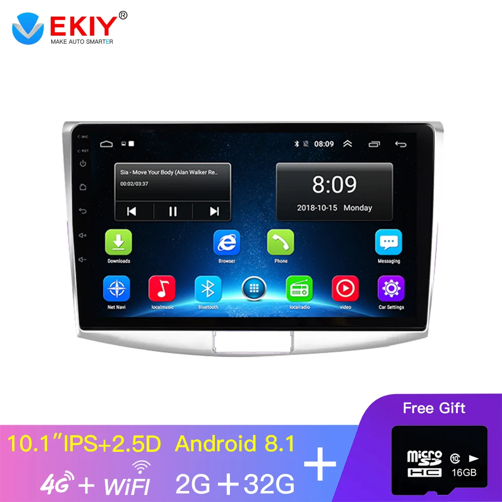 

EKIY 10.1'' IPS Android Car Radio Multimedia 2 Din For VW Volkswagen Passat B6/B7 Magotan/CC 2012-2015 Navigation GPS 4G Player